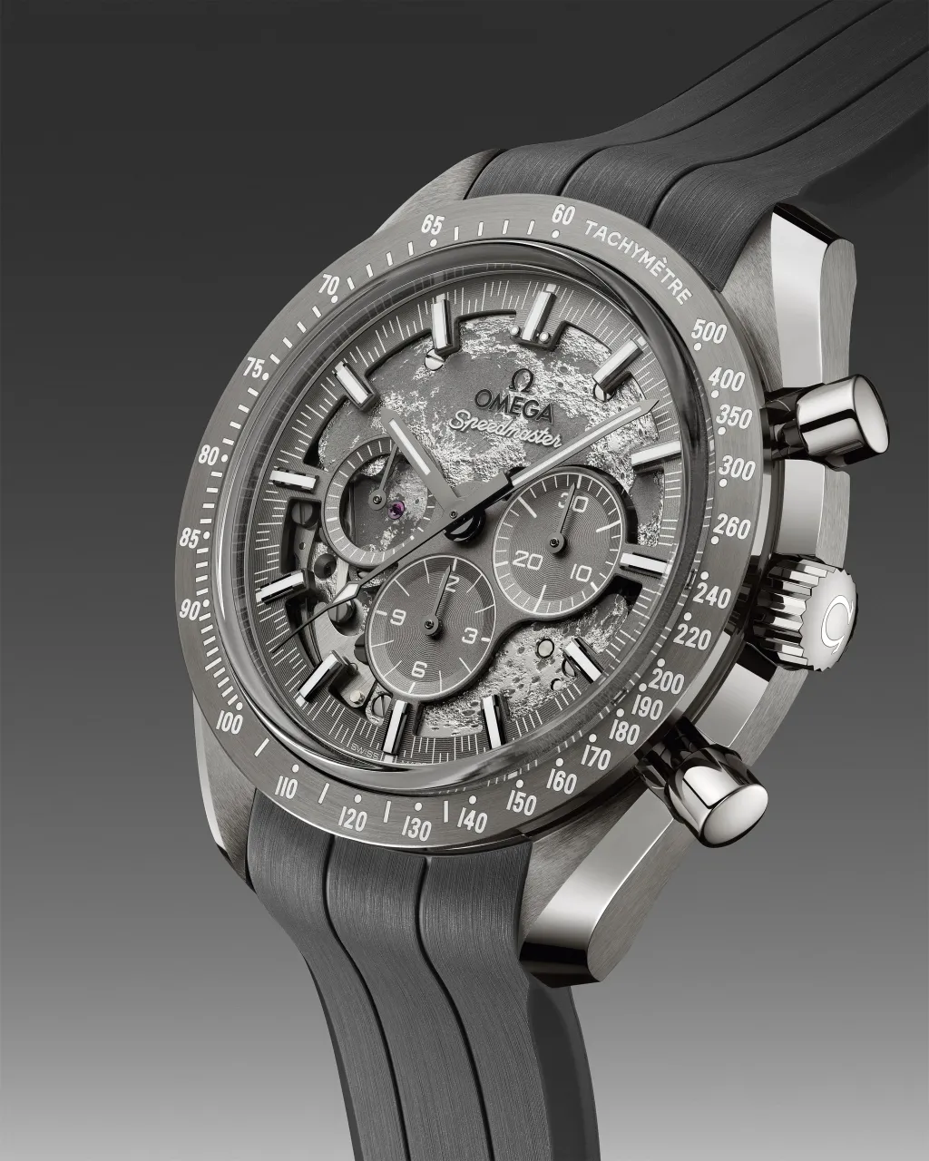 Omega Speedmaster Dark Side of the Moon Grey Side of the Moon Otomatik 31092445006002 detay görseli 3
