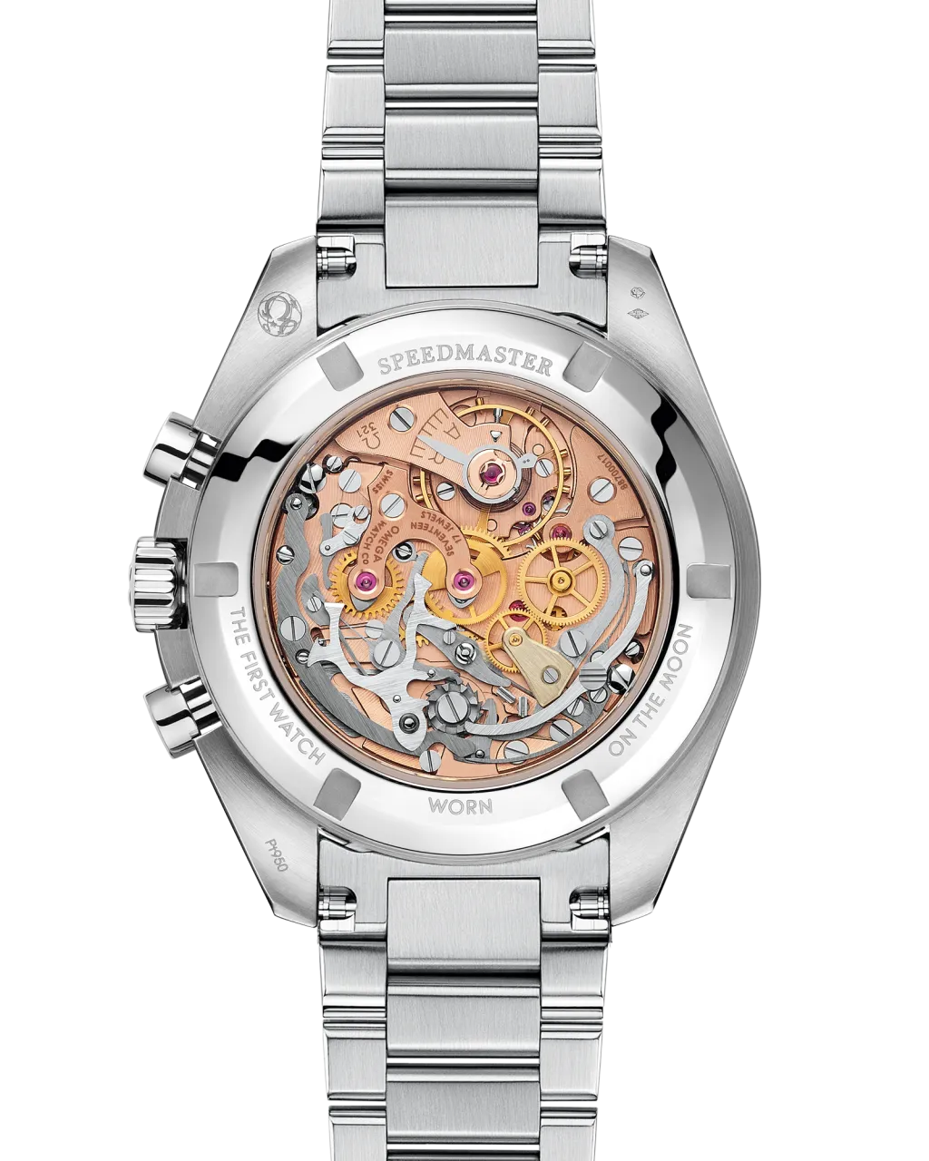 Omega Speedmaster Calibre 321 Platinum On Platinum 31190423099002 detay görseli 1