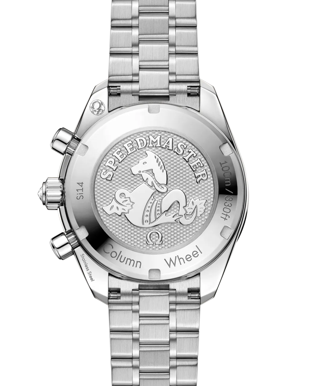 Omega Speedmaster 38 mm Steel On Steel 32415385063001 detay görseli 1