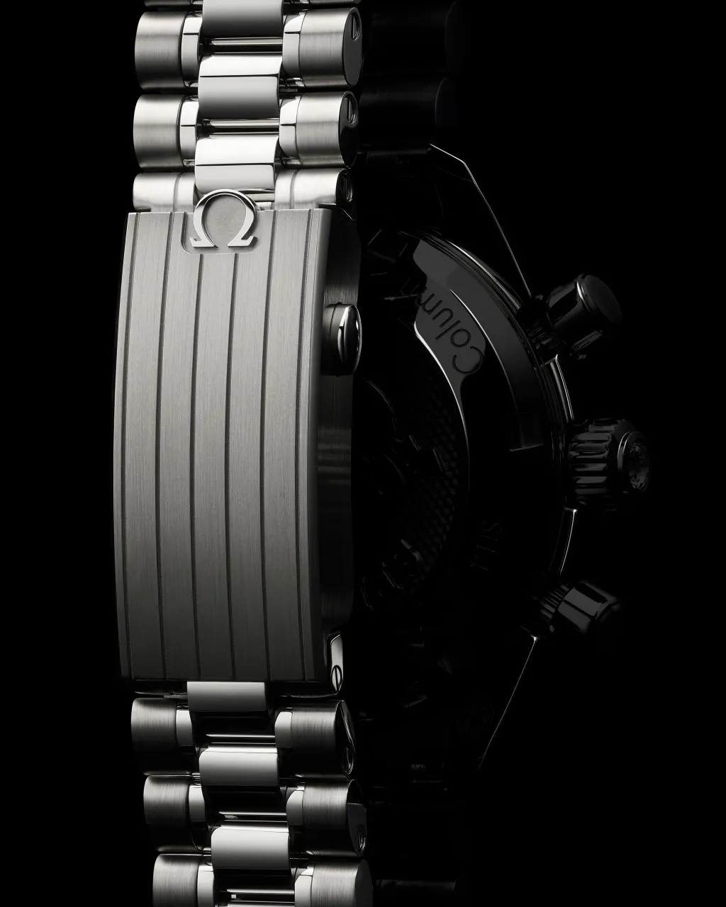 Omega Speedmaster 38 mm Steel On Steel 32415385063001 detay görseli 3
