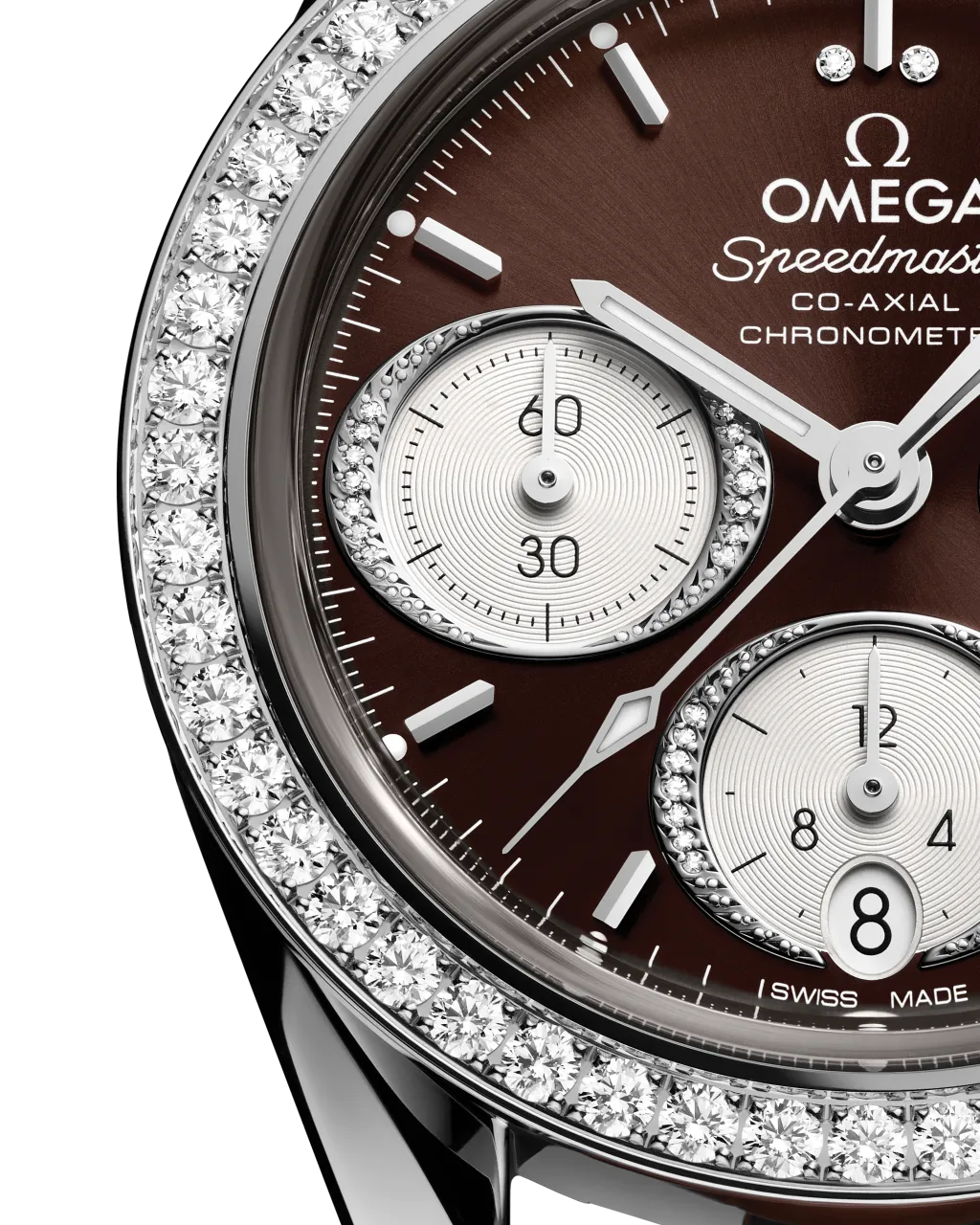 Omega Speedmaster 38 mm Steel On Alligator 32418385063001 detay görseli 2