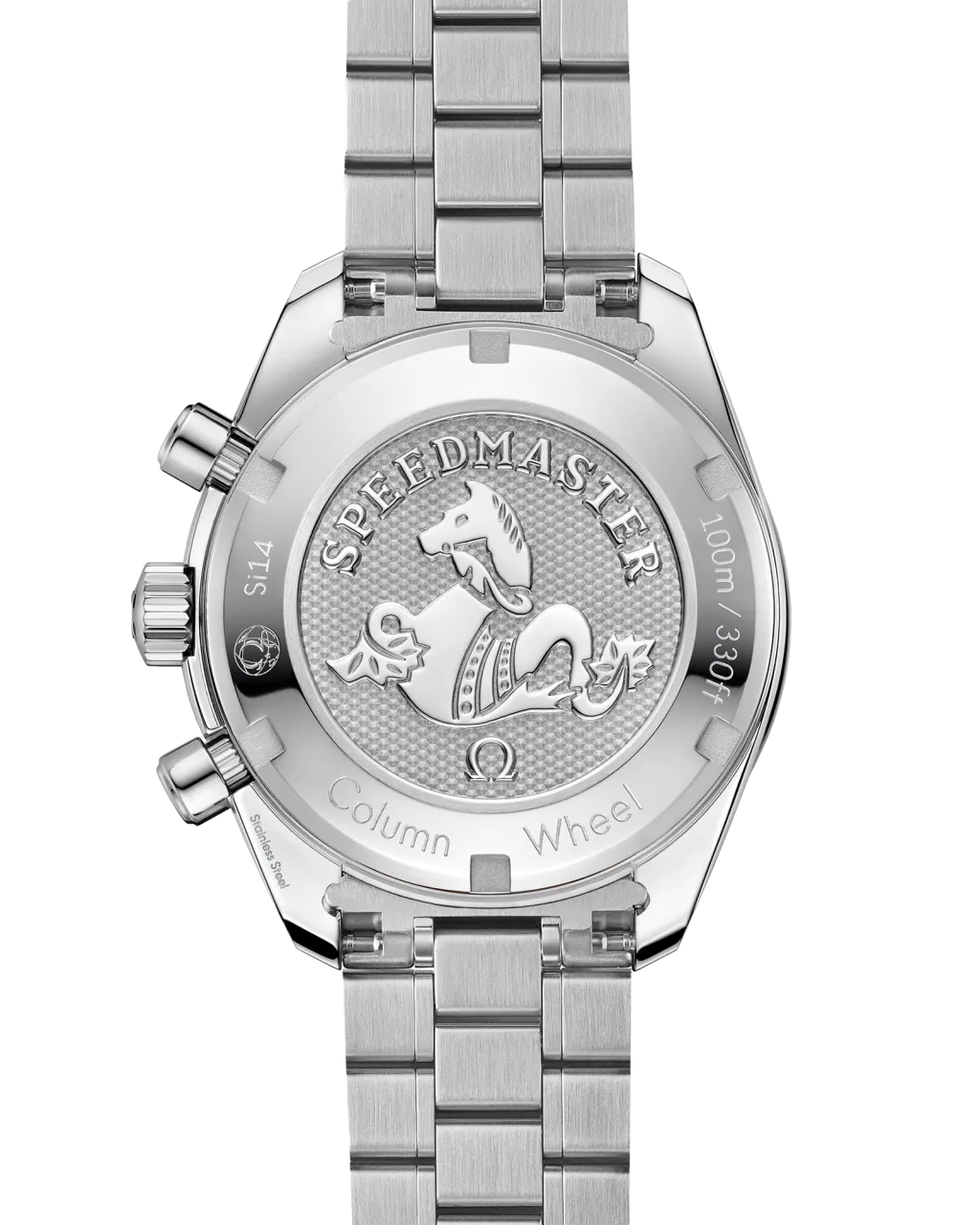 Omega Speedmaster 38 Mm Steel On Steel 32430385001001 detay görseli 1