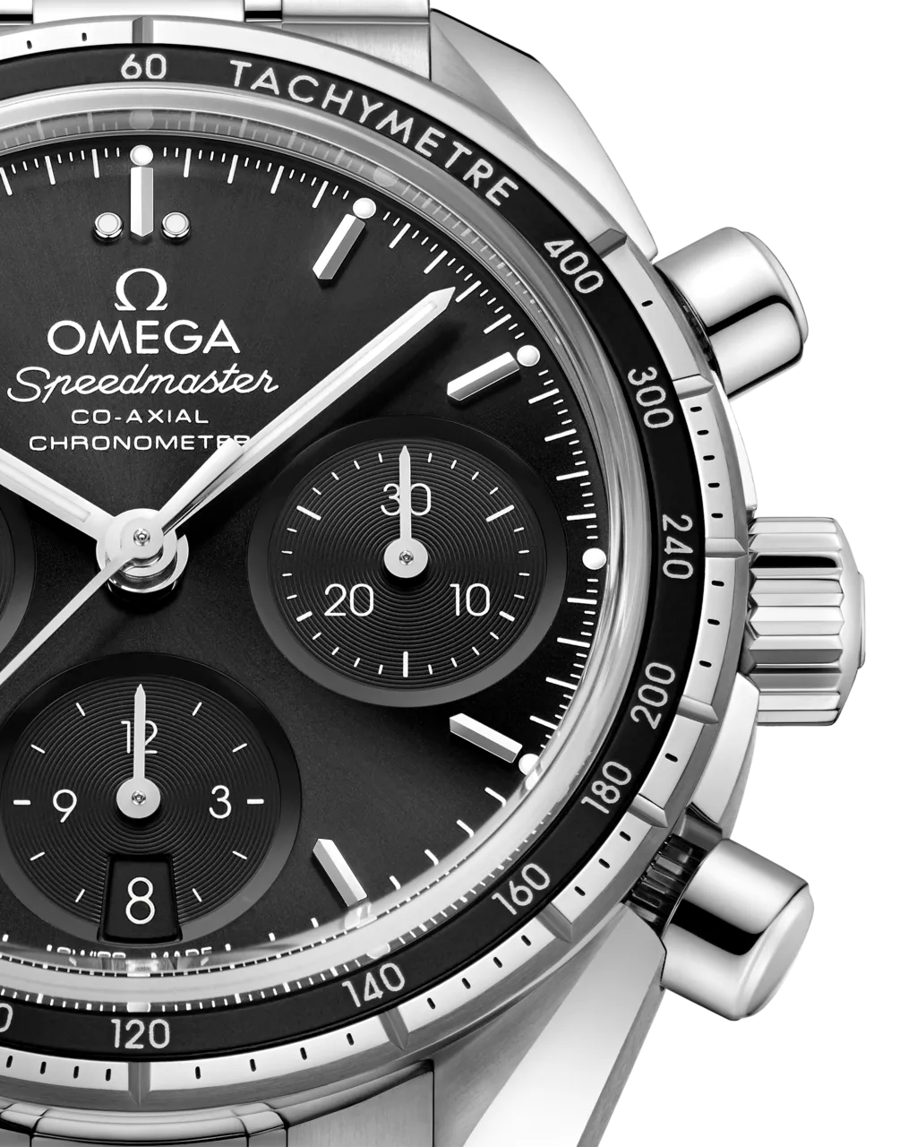 Omega Speedmaster 38 Mm Steel On Steel 32430385001001 detay görseli 2