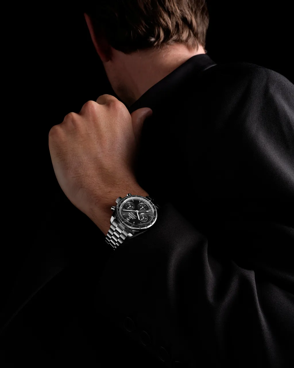 Omega Speedmaster 38 Mm Steel On Steel 32430385001001 detay görseli 3