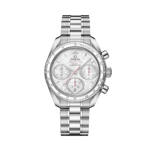 Beğenmek için çift tıkla Omega Speedmaster 38 mm Steel on Steel 32430385055001 Görsel 1