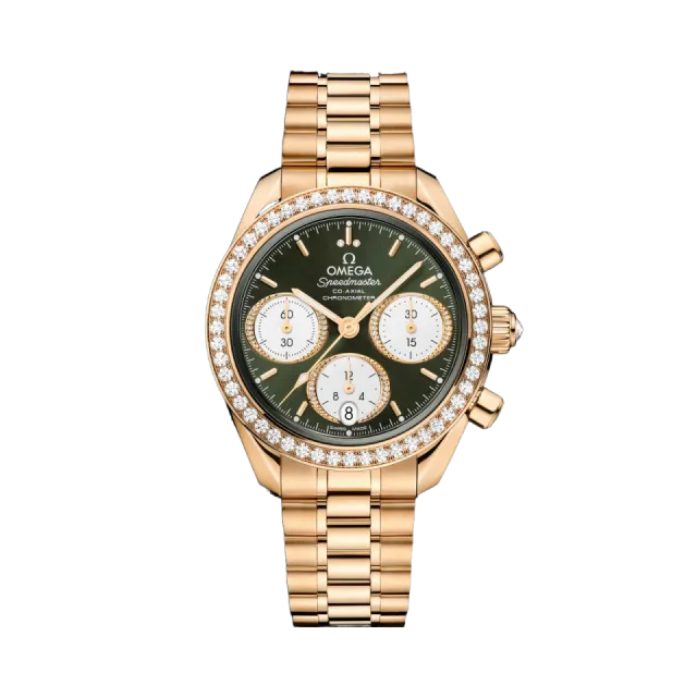 Beğenmek için çift tıkla Omega Speedmaster 38 mm Moonshine™ Gold On Moonshine™ Gold 32455385060001 Görsel 1