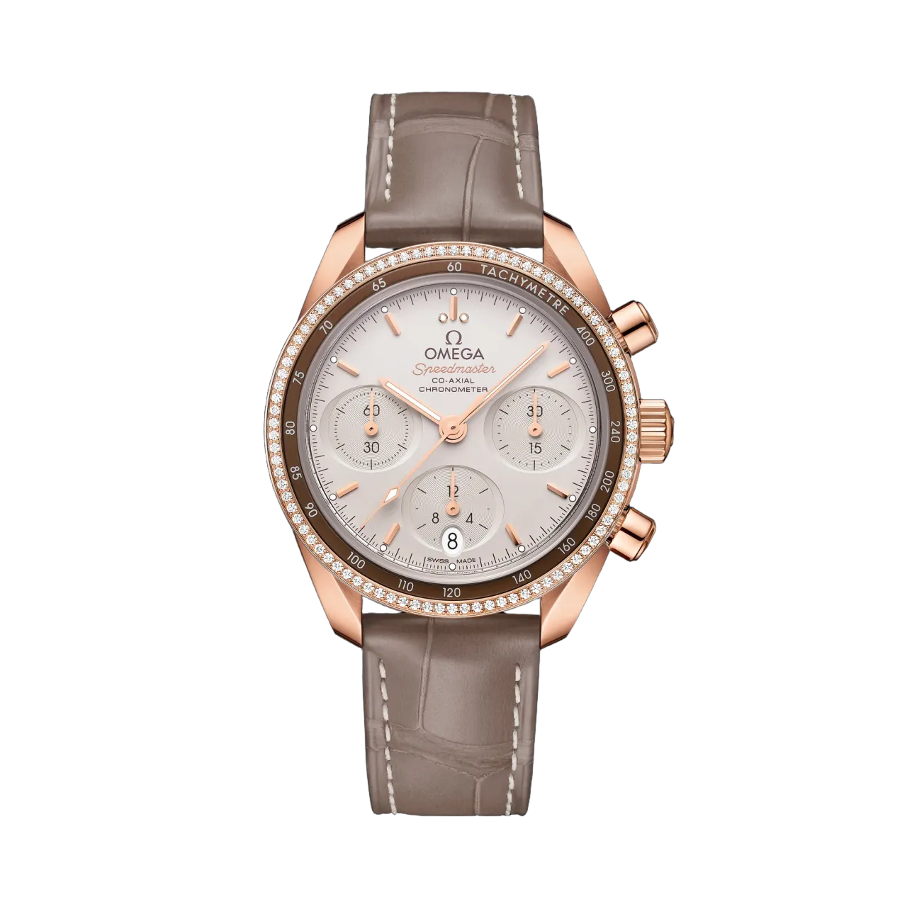 Omega Speedmaster 38 mm Sedna Gold Otomatik 32468385002003