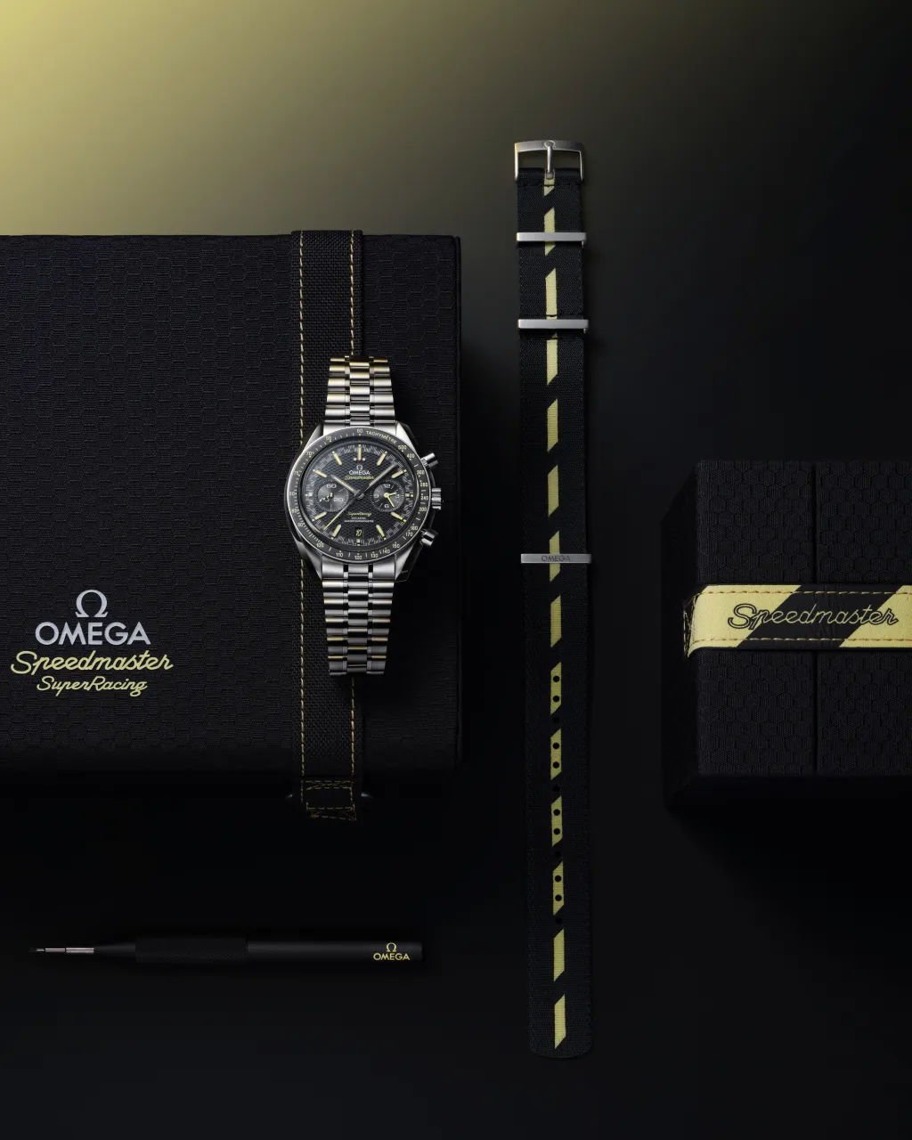 Omega Speedmaster Super Racing Otomatik Black 32930445101003 detay görseli 3