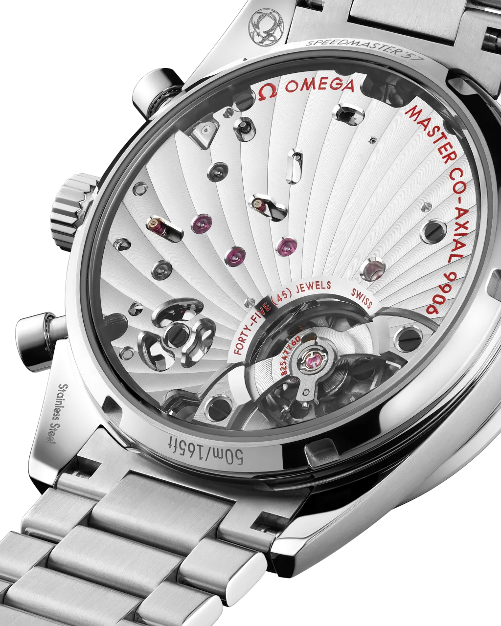Omega Speedmaster '57 Otomatik Siyah 33210415101001 detay görseli 4