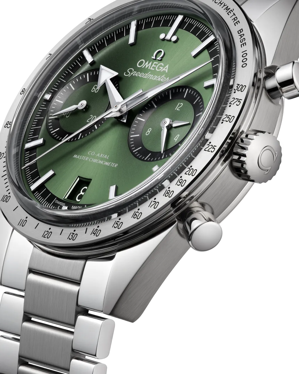 Omega Speedmaster '57 Otomatik Yeşil 33210415110001 detay görseli 3