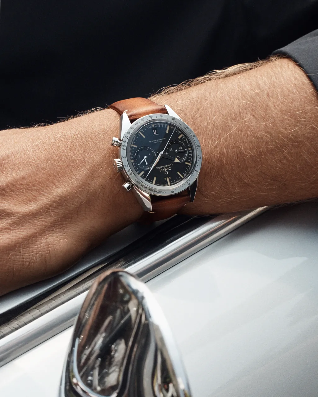Omega Speedmaster '57 Otomatik Siyah 33212415101001 detay görseli 2