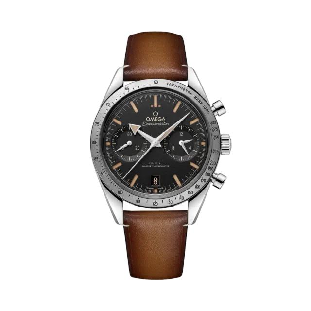 Beğenmek için çift tıkla Omega Speedmaster '57 Otomatik Siyah 33212415101001 Görsel 1