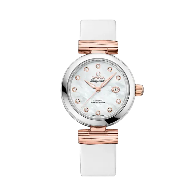 Omega De Ville Ladymatic Otomatik Beyaz 42522342055004