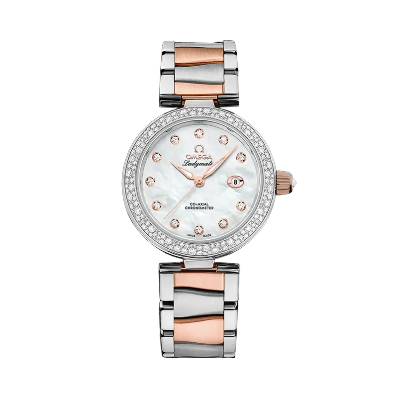 Omega De Ville Ladymatic Otomatik White Mother-of-Pearl 42525342055004