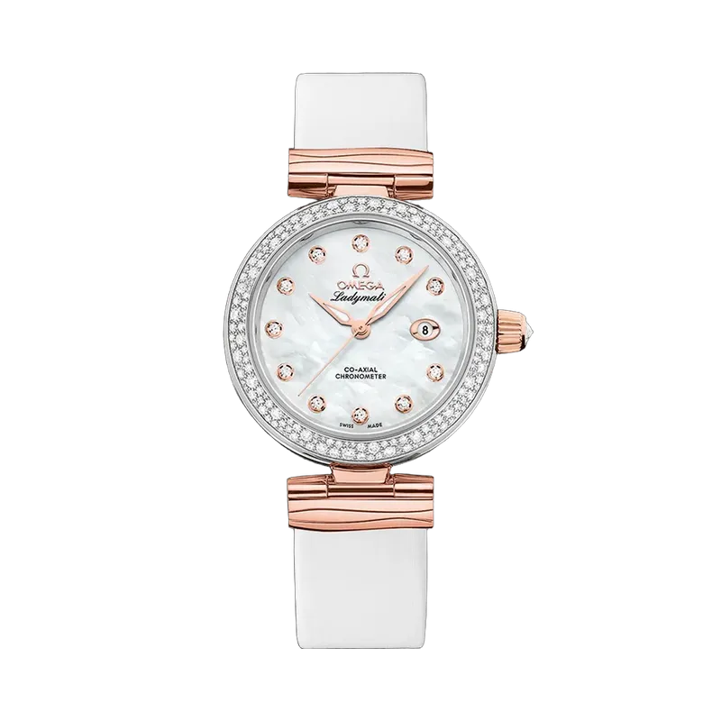 Omega De Ville Ladymatic Otomatik Beyaz 42527342055004