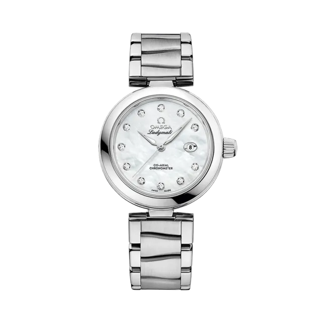 Beğenmek için çift tıkla Omega De Ville Ladymatic Otomatik Beyaz 42530342055002 Görsel 1