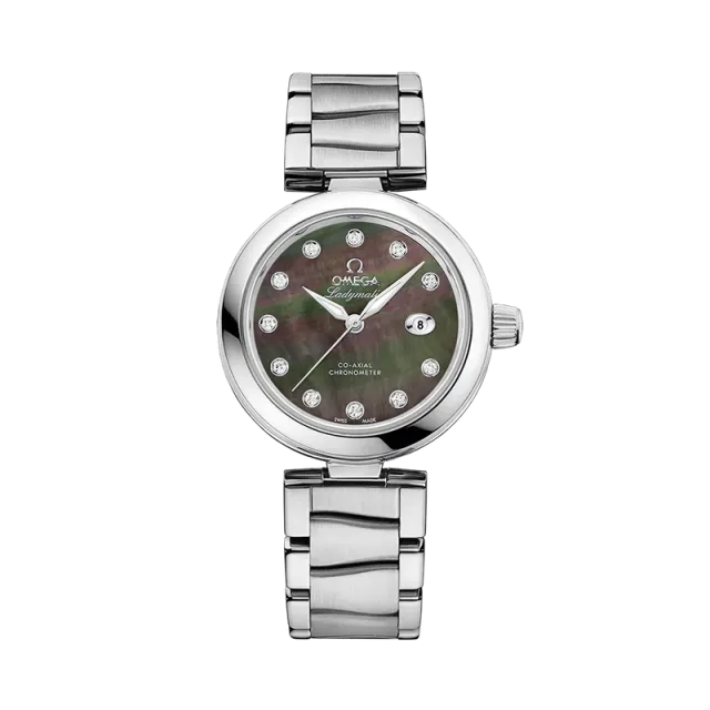 Beğenmek için çift tıkla Omega De Ville Ladymatic Otomatik 34 mm Steel on Steel 42530342057004 Görsel 1