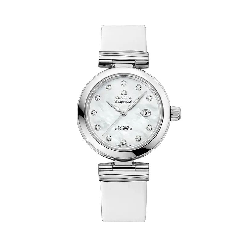 Omega De Ville Ladymatic Otomatik Beyaz 42532342055002
