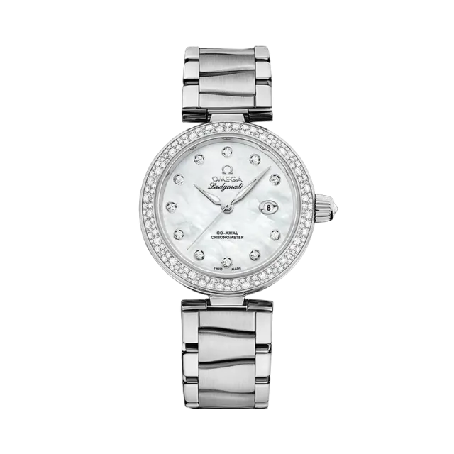 Beğenmek için çift tıkla Omega De Ville Ladymatic Otomatik Beyaz 42535342055002 Görsel 1