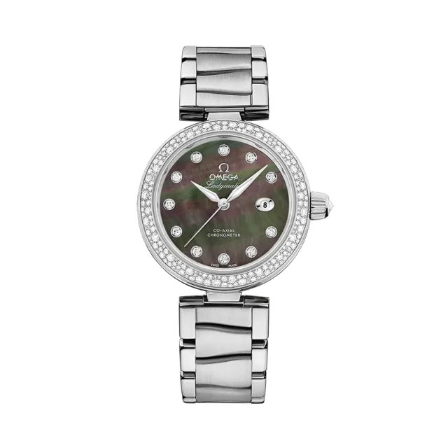 Beğenmek için çift tıkla Omega De Ville Ladymatic Otomatik 34 mm Steel on Steel 42535342057004 Görsel 1