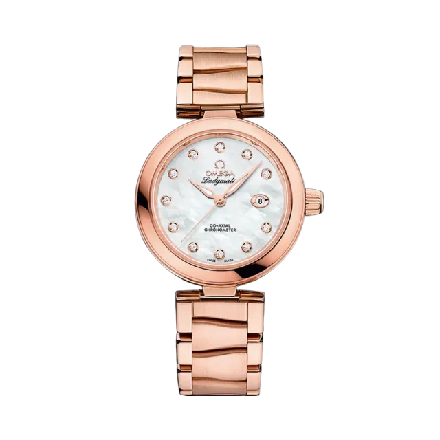 Omega De Ville Ladymatic Sedna Gold 42560342055004 Görsel 1