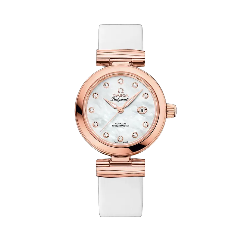 Omega De Ville Ladymatic Otomatik Beyaz 42562342055004