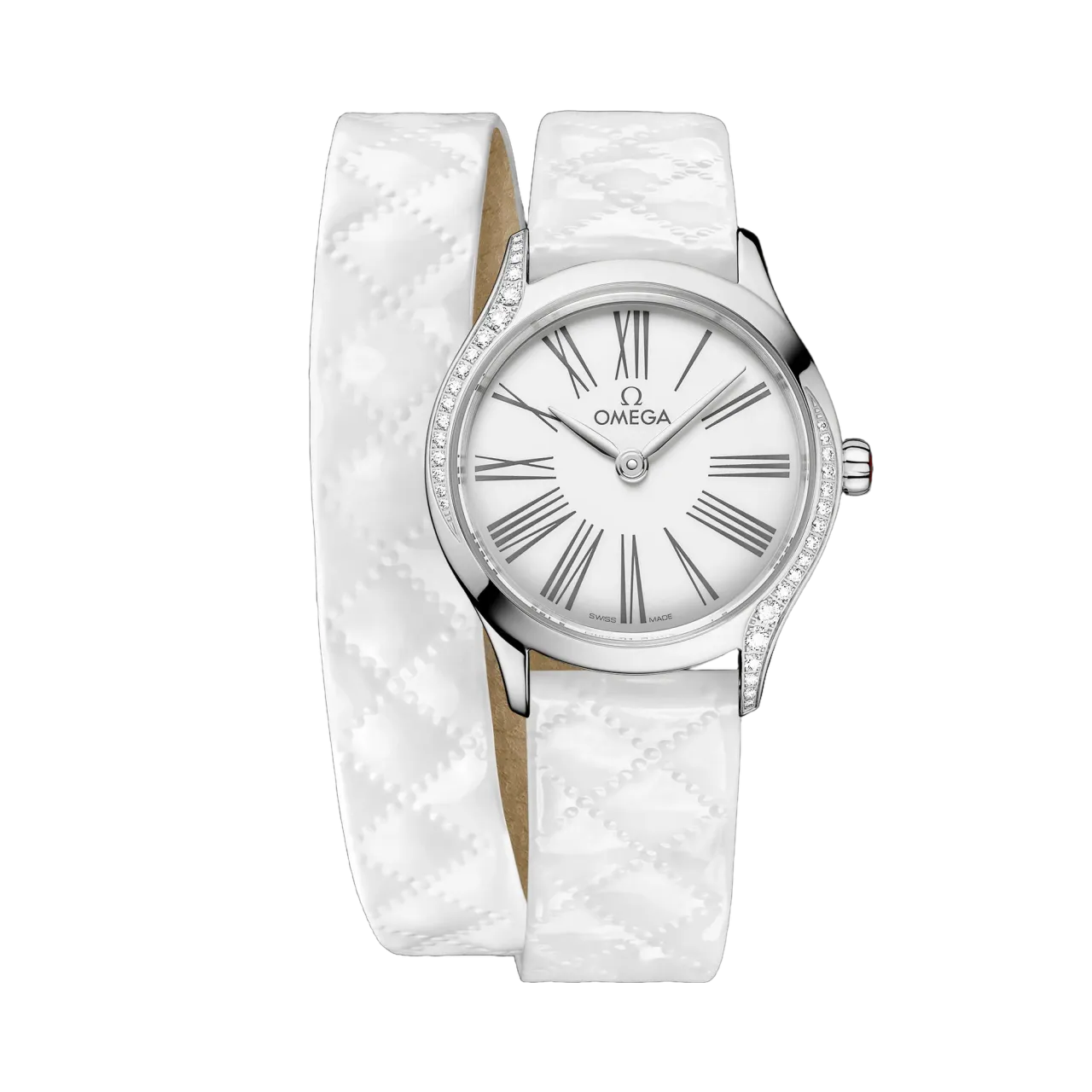 Omega De Ville Mini Trésor Otomatik Beyaz 42817266004008