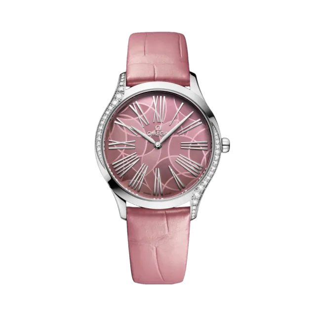 Beğenmek için çift tıkla Omega De Ville Trésor Otomatik Pembe 42818366010001 Görsel 1