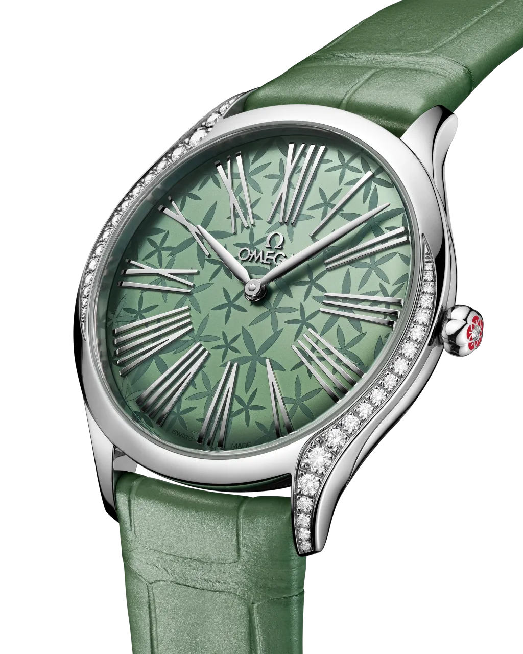 Omega De Ville Trésor Green Otomatik 42818366010002 detay görseli 2