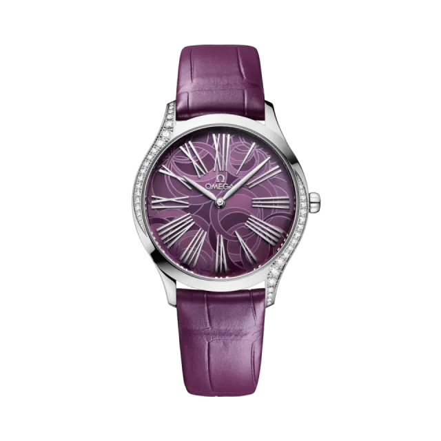 Beğenmek için çift tıkla Omega De Ville Trésor Otomatik Purple 42818366010003 Görsel 1