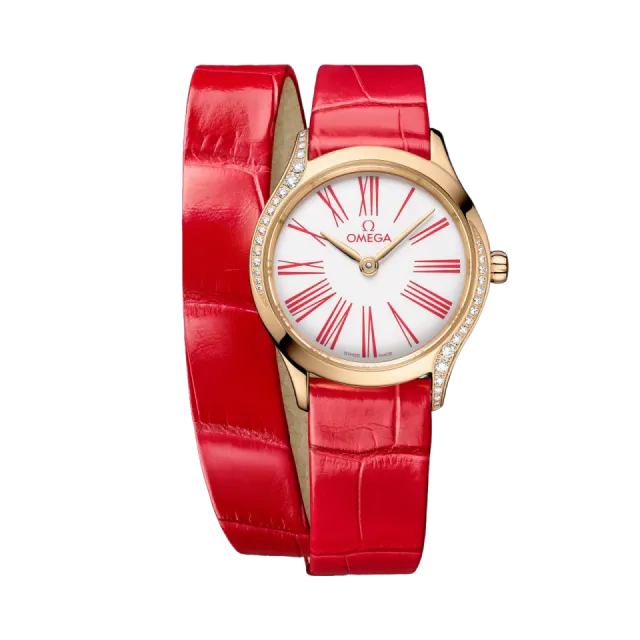Beğenmek için çift tıkla Omega De Ville Mini Trésor Moonshine Gold on Alligator 42858266004003 Görsel 1