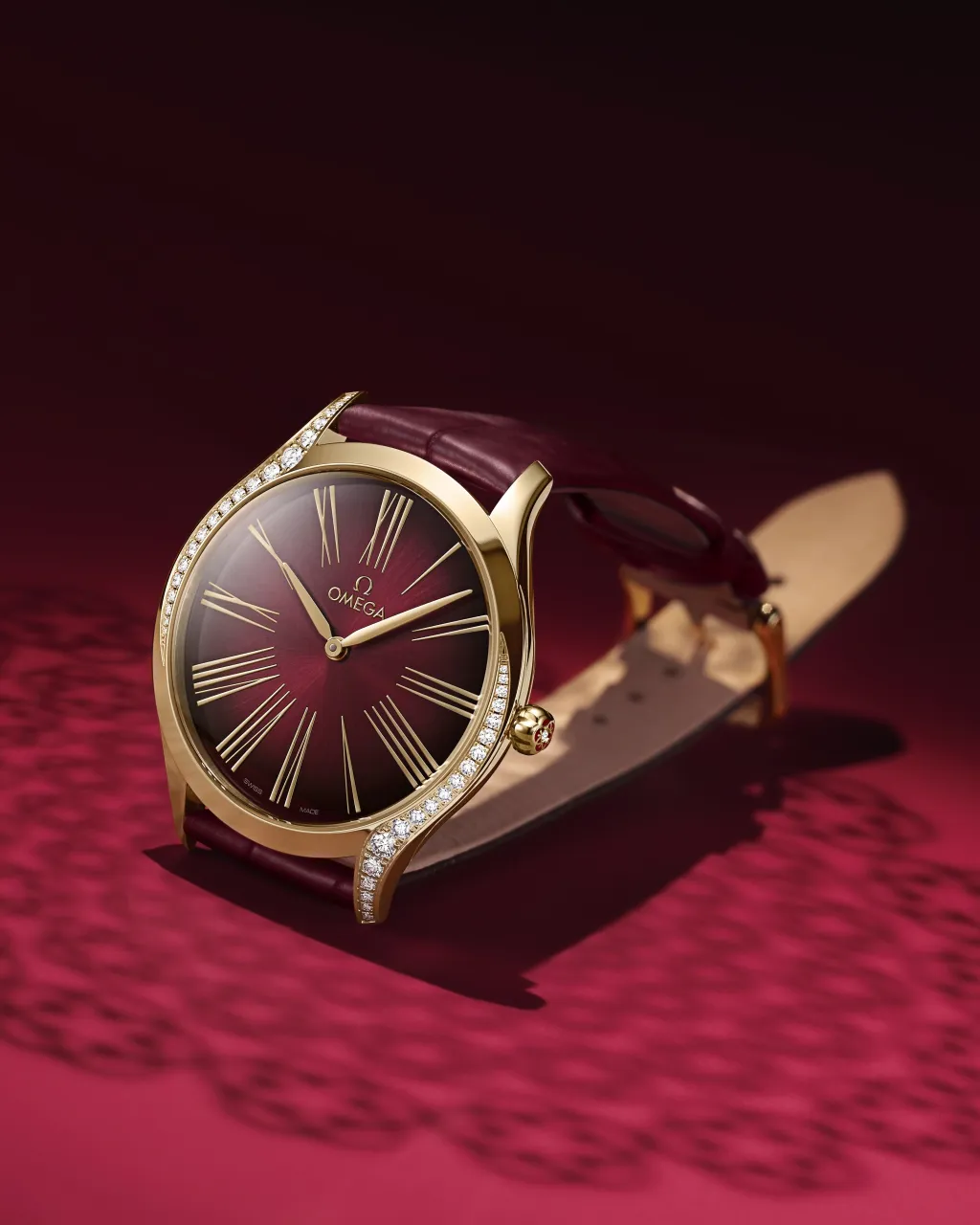 Omega De Ville Trésor Moonshine™ Gold Leather Strap 42858366011001 detay görseli 2