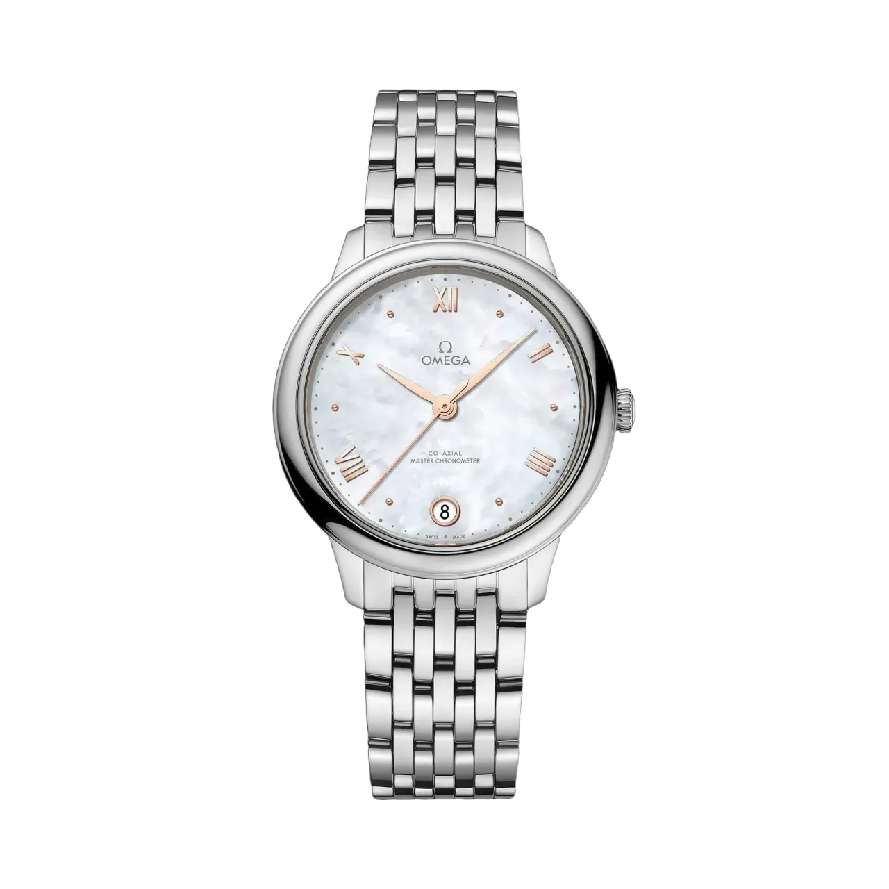 Omega De Ville Prestige White Mother-Of-Pearl Otomatik 43410342005001