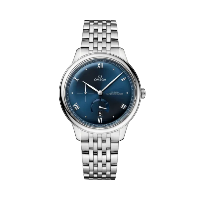 Beğenmek için çift tıkla Omega De Ville Prestige Otomatik Mavi 43410412103002 Görsel 1
