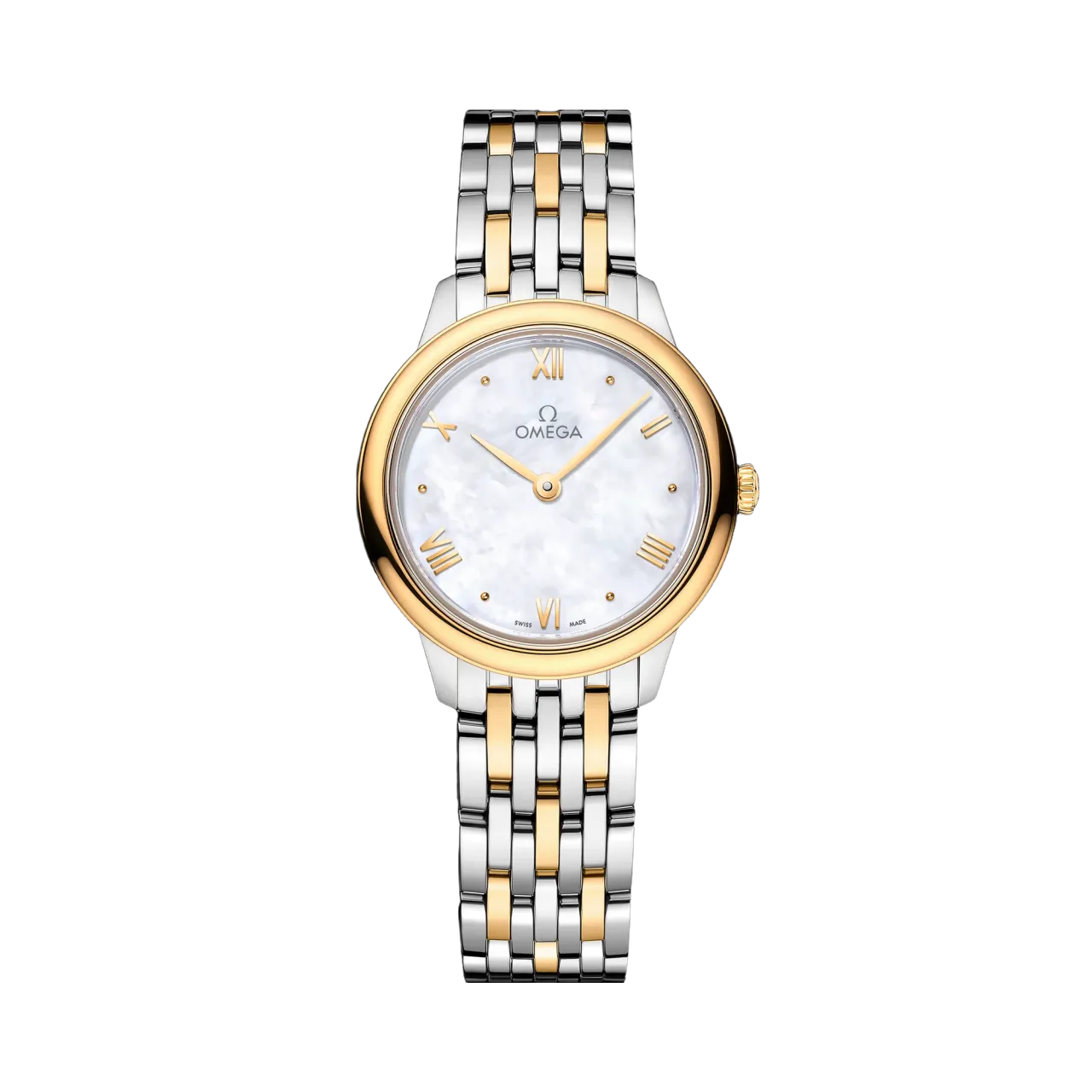 Omega De Ville Prestige 27.5 mm Steel - Yellow Gold 43420286005001