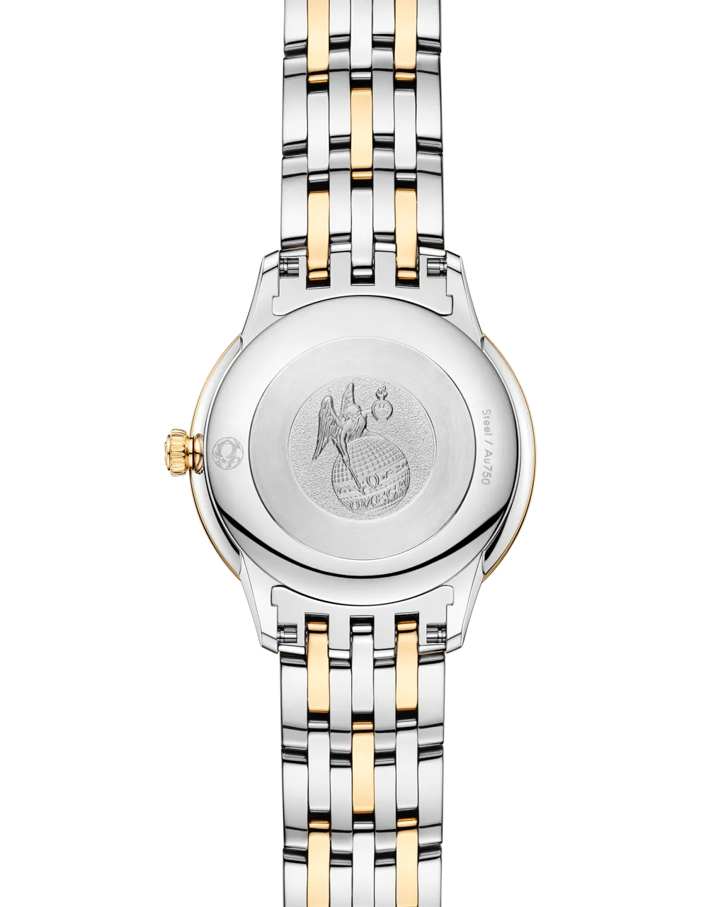 Omega De Ville Prestige 27.5 mm Steel - Yellow Gold 43420286005001 detay görseli 1