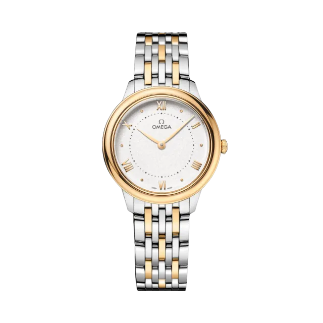 Beğenmek için çift tıkla Omega De Ville Prestige Silver Otomatik 43420306002002 Görsel 1