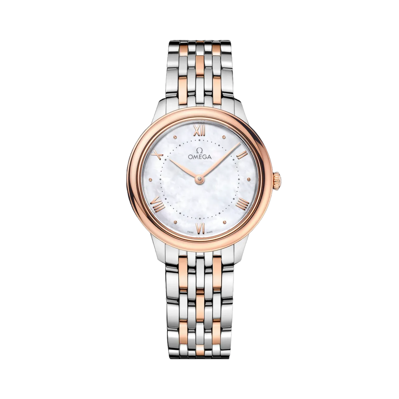 Omega De Ville Prestige 30 mm Steel Sedna Gold 43420306005001
