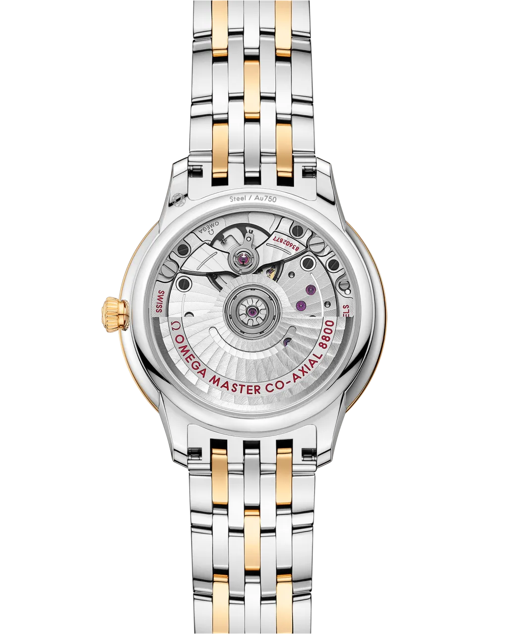 Omega De Ville Prestige Yellow Gold On Steel 43420342008001 detay görseli 1