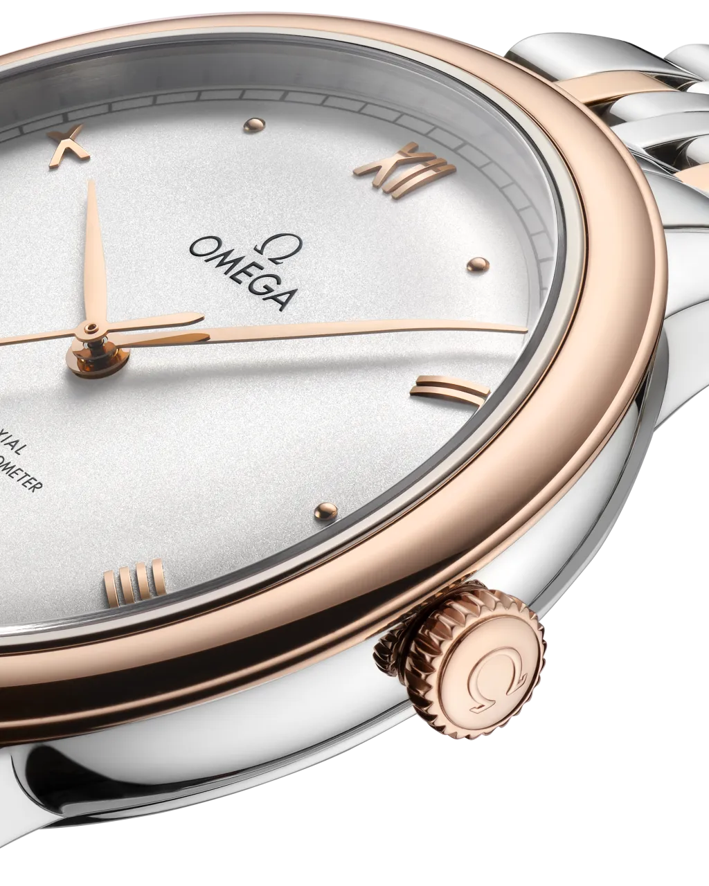 Omega De Ville Prestige Sedna Gold on Steel 43420402002001 detay görseli 2