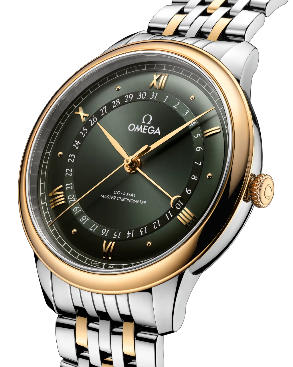 Omega De Ville Prestige 42 mm Steel - Yellow Gold 43420422210001 detay görseli 2