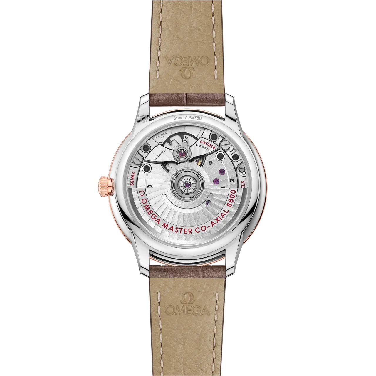 Omega De Ville Prestige Sedna Gold Leather Strap 43423342052001 detay görseli 1