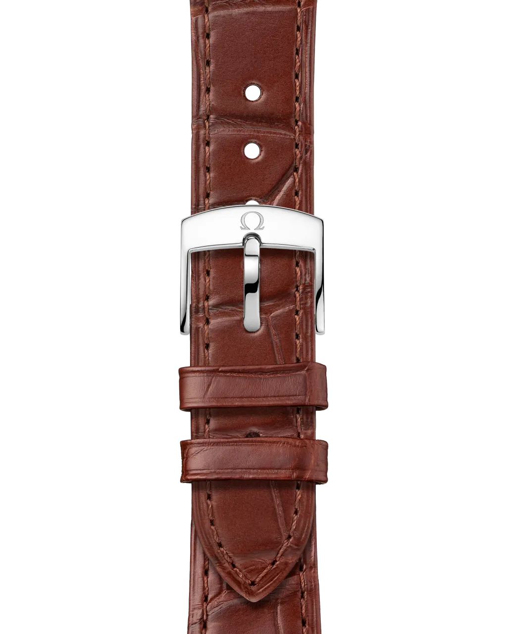 Omega De Ville Prestige 40 mm Steel - Yellow Gold on Leather Strap 43423402002002 detay görseli 2