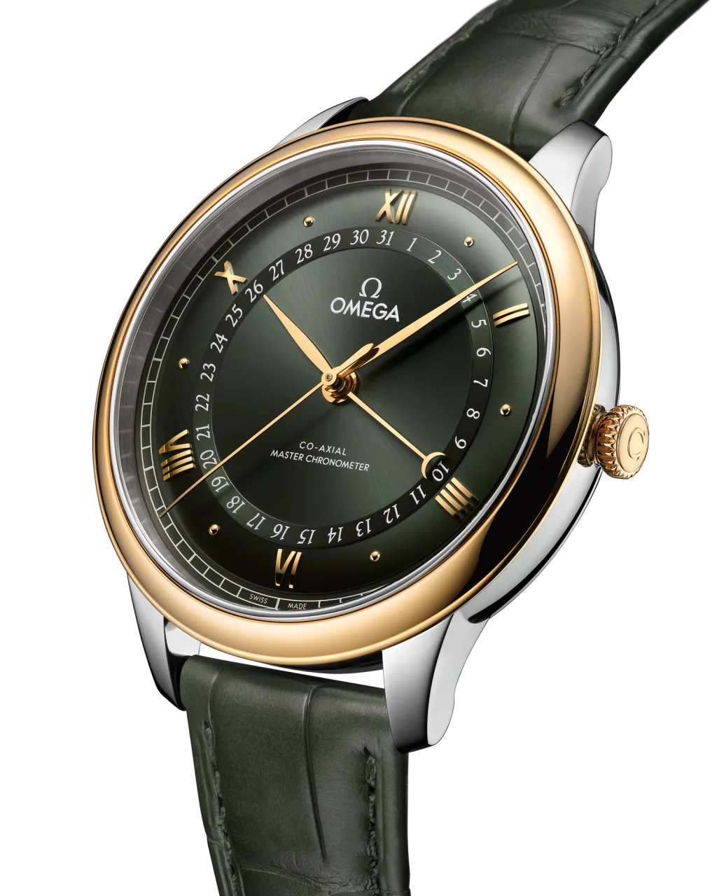 Omega De Ville Prestige Yellow Gold On Alligator 43423422210001 detay görseli 2
