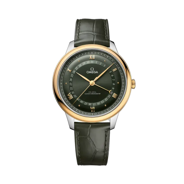 Beğenmek için çift tıkla Omega De Ville Prestige Yellow Gold On Alligator 43423422210001 Görsel 1