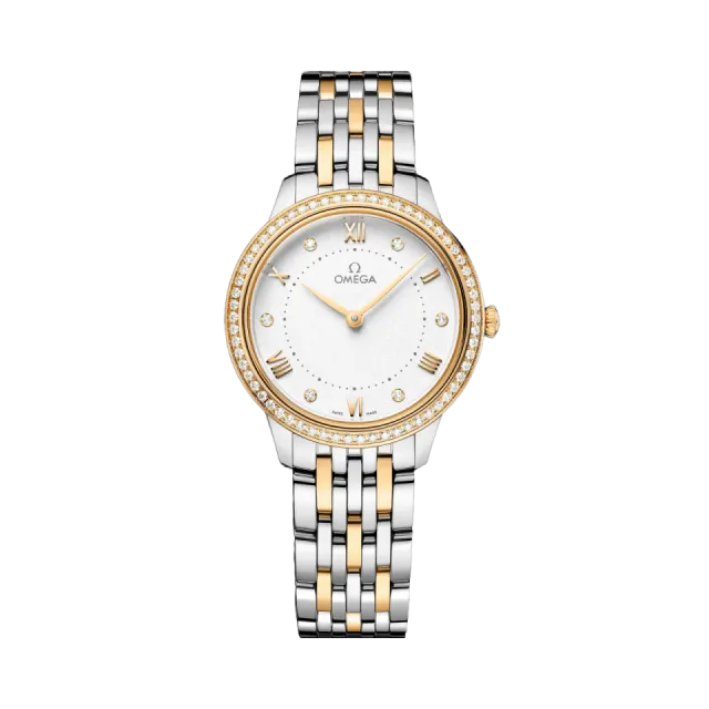 Beğenmek için çift tıkla Omega De Ville Prestige Silver Otomatik 43425306052002 Görsel 1
