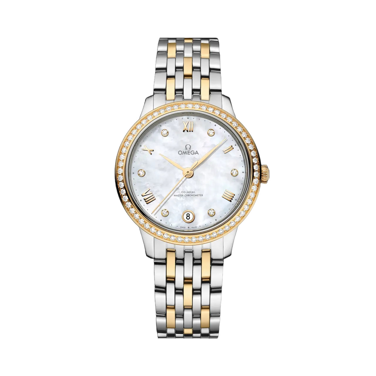 Omega De Ville Prestige Yellow Gold on Steel 43425342055002