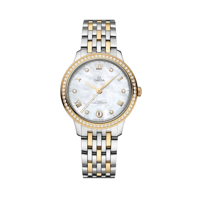 Beğenmek için çift tıkla Omega De Ville Prestige Yellow Gold on Steel 43425342055002 Görsel 1