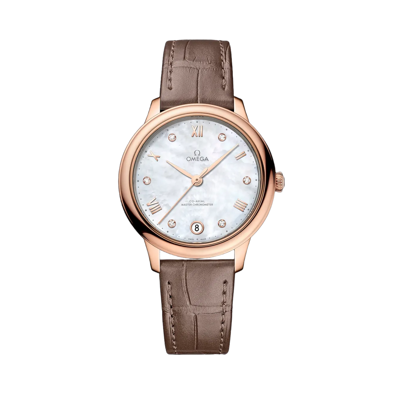Omega De Ville Prestige Sedna™ Gold Leather Strap 43453342055001
