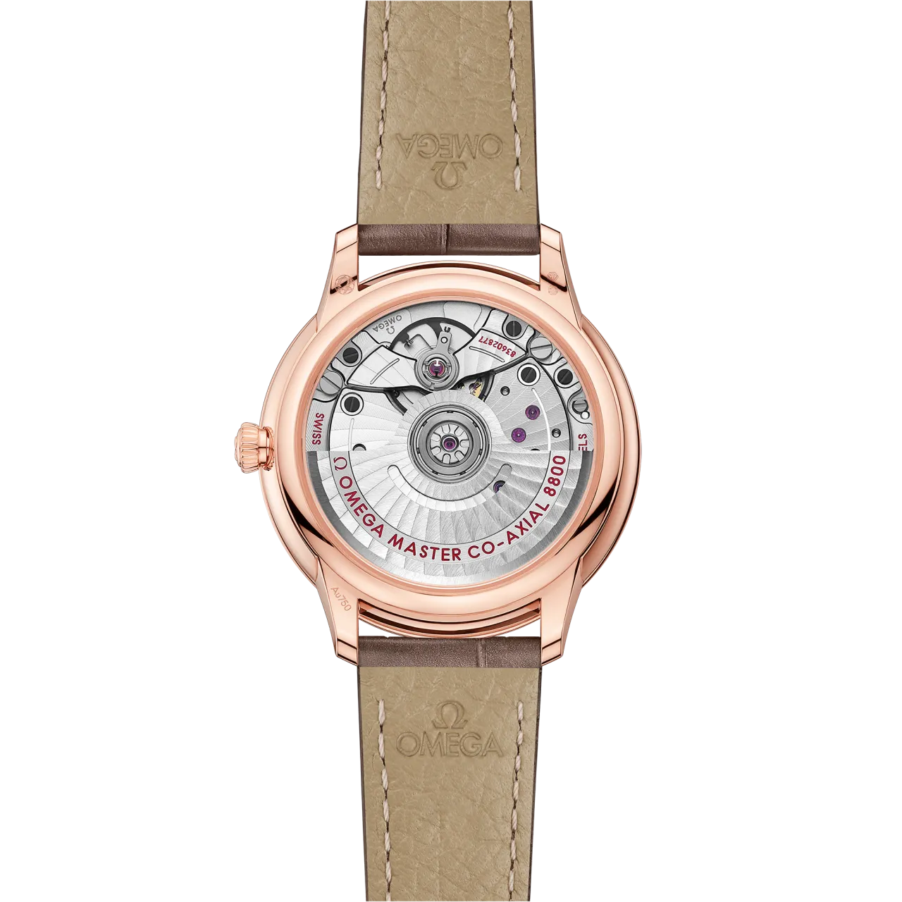 Omega De Ville Prestige Sedna™ Gold Leather Strap 43453342055001 detay görseli 1